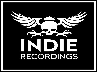 skull with wings below it says indie recordings